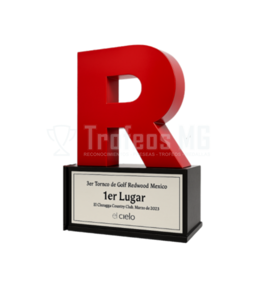 Reconocimiento En Base De Acrilico Con Placa De Aluminio Sublimada.