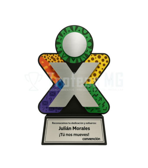 Reconocimiento En Acrilico Con Impresión Uv