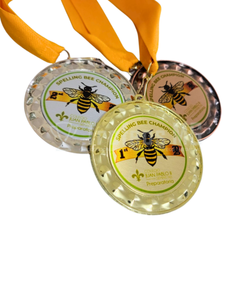 Medalla De Línea  Con Insertos De Aluminio