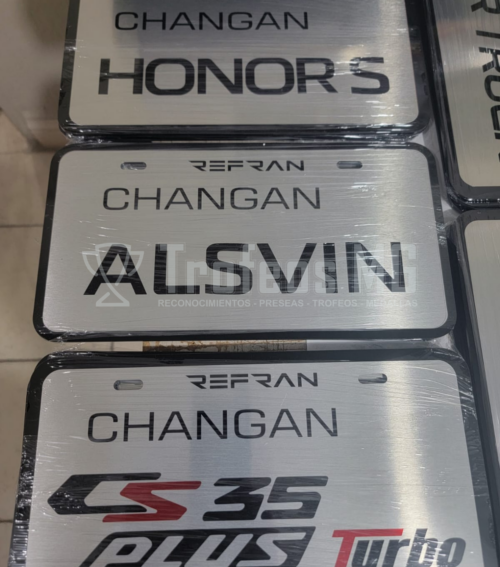 Placa Con Corte De Aluminio